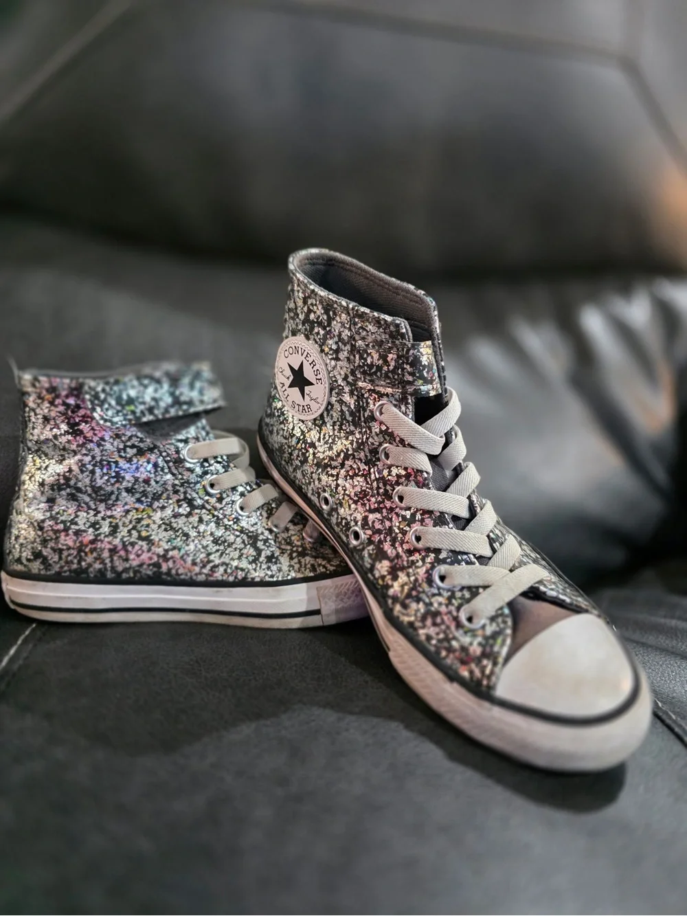 Sparkly kids converse